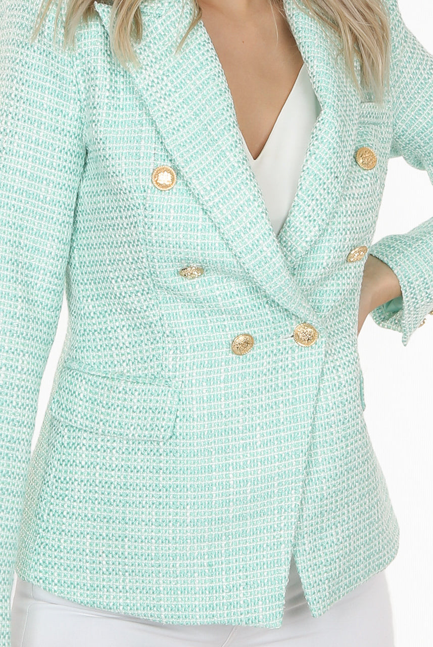 Rosa Mint Designer Inspired Blazer